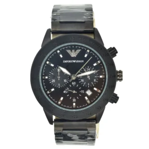 Armani-chrono-black-color