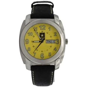 U.S. Army Watch Leather Stainless Steel